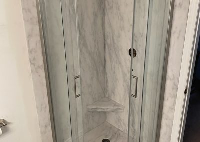 Custom Base Marble ite Shower