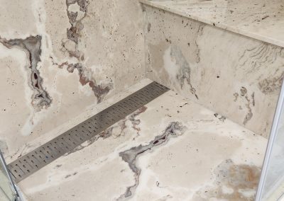 Custom Marble ite Base with Bench