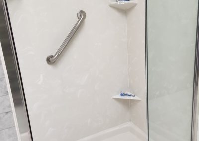Standard Cultured Marble Center Drain Full