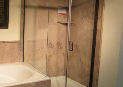 Marble ite shower