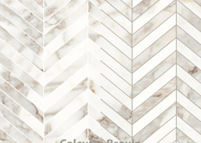 Calcutta+Brown Chevron V2 14x14