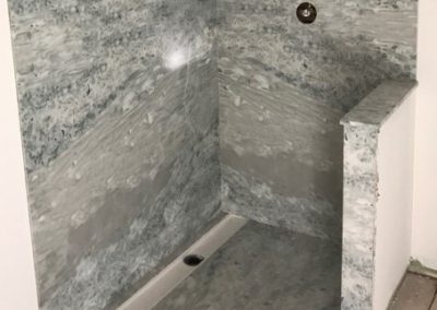 Marble ite Shower knee leg Linear Drain