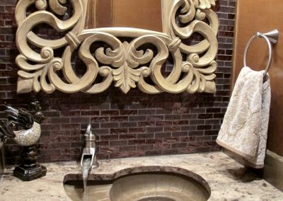 Mojave shell sink