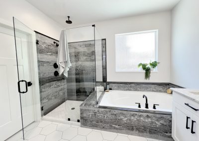 Stratus Gray Shower and Surround